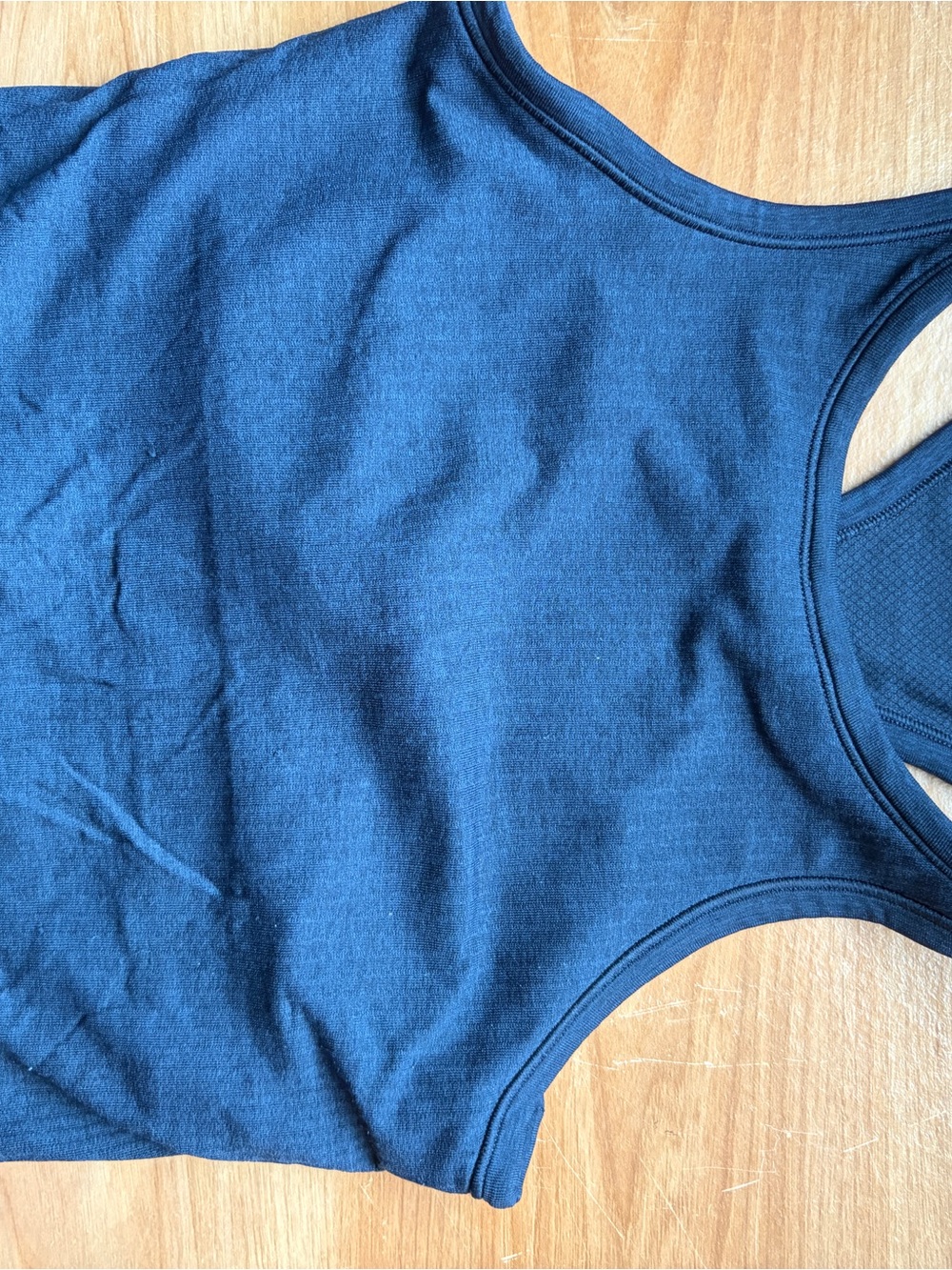 lululemon athletica Navy Ribbed Tank Sports Bra